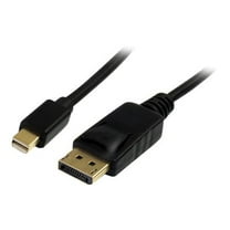 STARTECH - Mini DisplayPort 1.2 to DisplayPort Lead, 1m Black