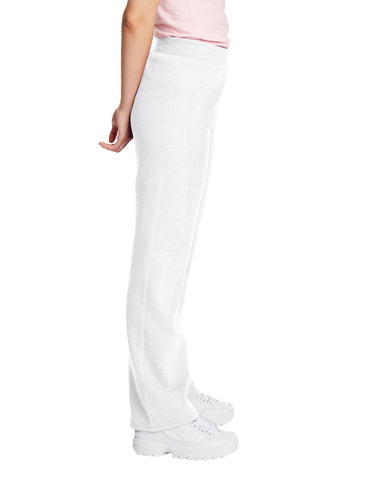 Hanes ComfortSoft EcoSmart Women's Open Bottom Fleece Sweatpants, Sizes S- XXL and Petite 