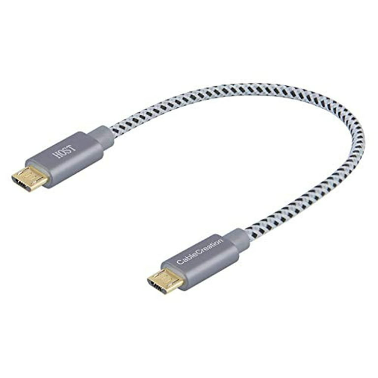 CableCreation Short OTG Cable, Micro USB to Micro USB Cable, (Compatible with DJI Remote) USB OTG Mobile - Walmart.com
