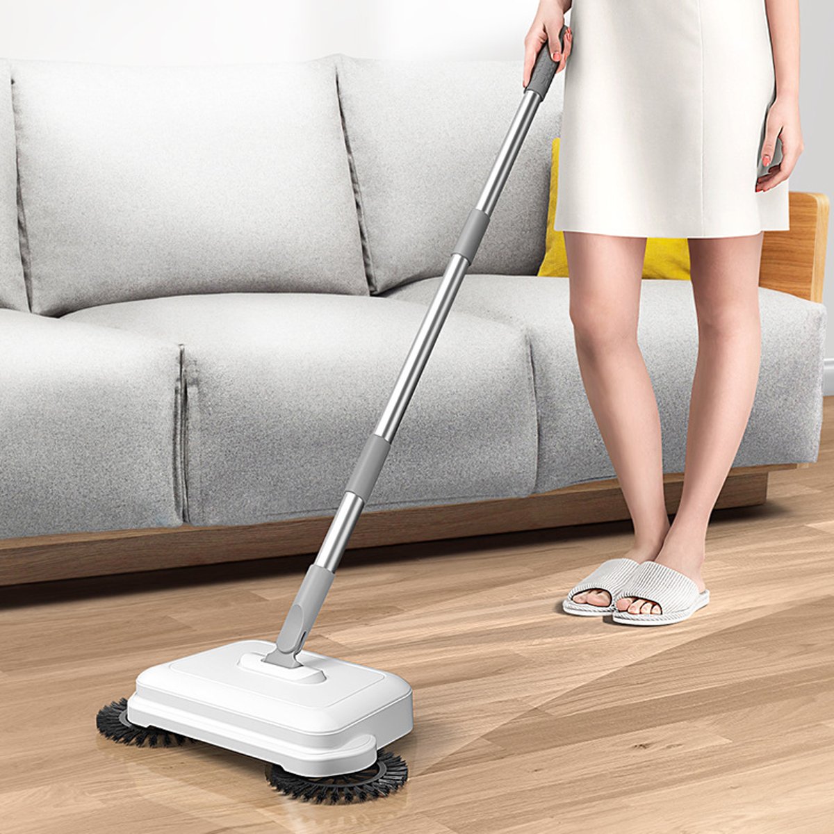 2 in1 Multifunctional Hand Push Sweeper 2in1 Sweeping Mopping