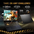 thumbnail image 3 of ASUS TUF F16 16" WUXGA 165Hz Gaming Laptop, Intel i7-14650HX, NVIDIA GeForce RTX 5070 8GB, 32GB DDR5, 2TB SSD, RGB Backlit Keyboard, 1080p IR Camera, Wi-Fi 6E, Win 11, Gray, 1TB Docking Station Set, 3 of 9