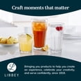 thumbnail image 7 of Libbey Gibraltar 16 oz Glass Tumbler, Iconic Heavy Base Glass Drinking Glasses Set of 12, Dishwasher Safe Drinkware Set of 12, 7 of 7