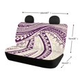 thumbnail image 4 of POLERO Violet Pacific Geometric Pattern, Fashion Auto Seat Cushions Set of 2 Non-Slip Durable Rear Bench Seat Cover for Car Interior Automotive, 4 of 4