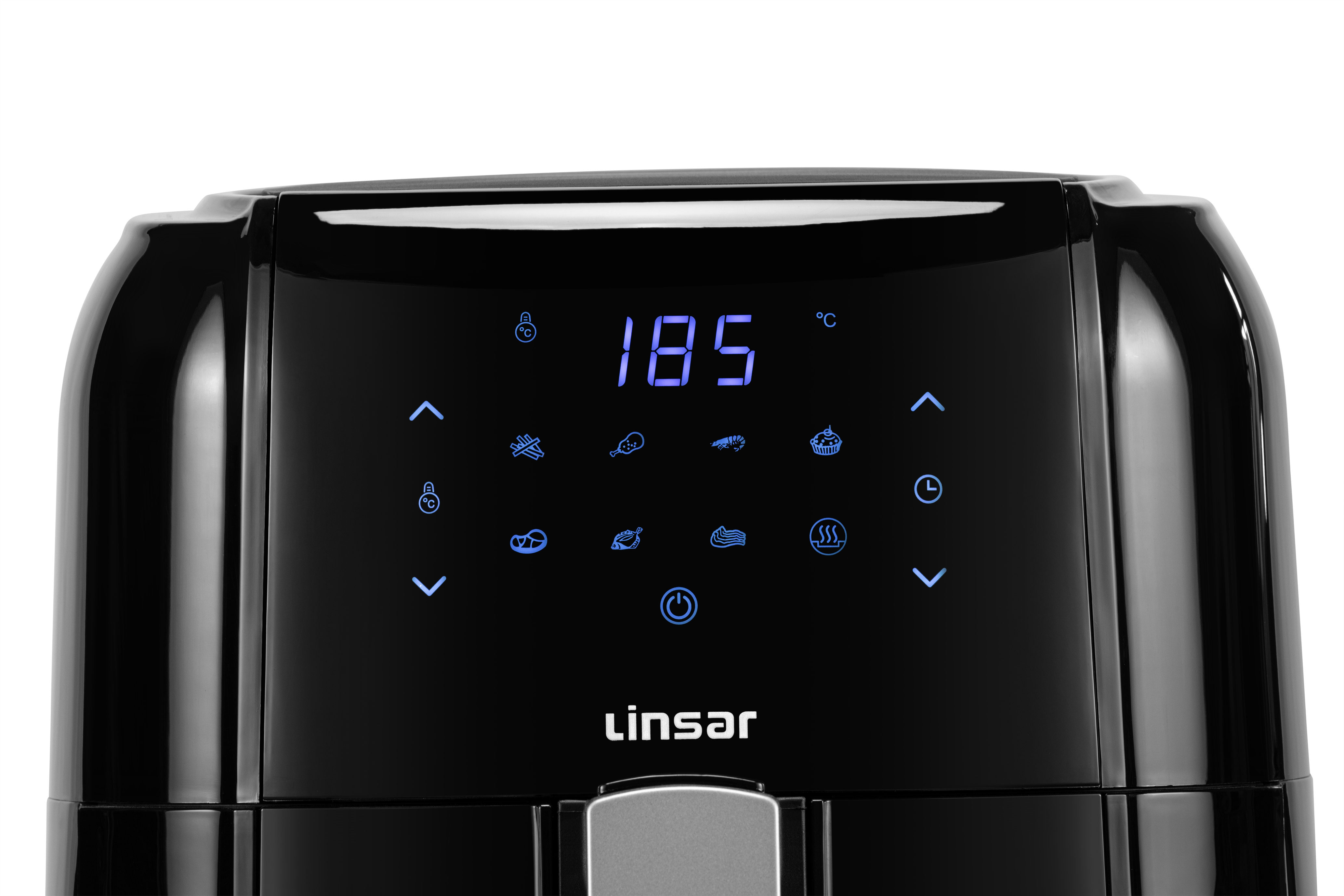 Linsar 6 Qt Digital Display Air Fryer, Black