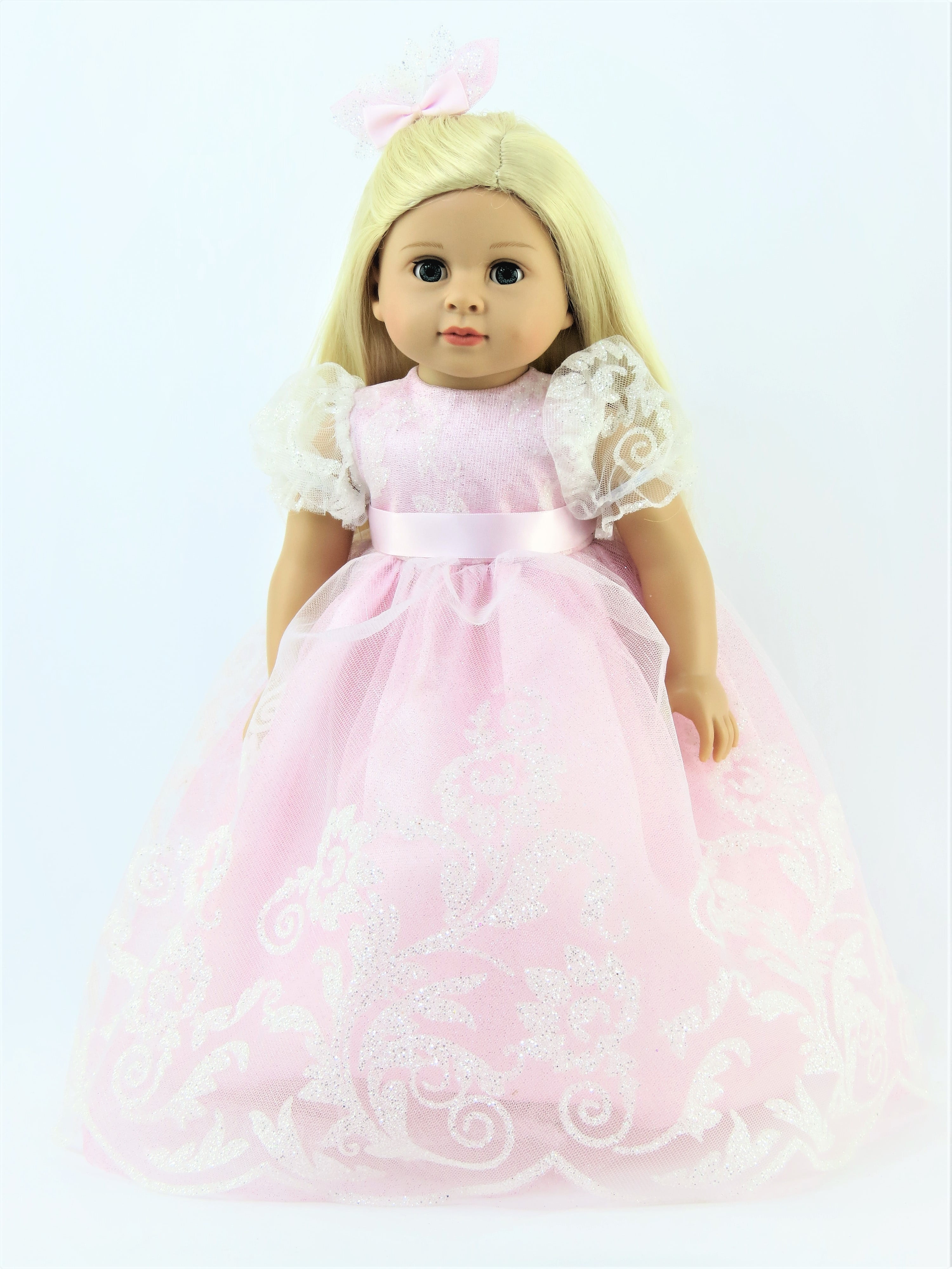 pink sparkly princess dress
