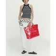 thumbnail image 3 of Bolsa de mano Lushandy de PVC para mujer con estampado de letras rojas, impermeable, 3 of 6
