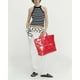 thumbnail image 3 of Bolsa de mano Lushandy de PVC para mujer con estampado de letras rojas, impermeable, 3 of 6