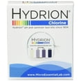 thumbnail image 1 of Micro Essential Hydrion CM-240 Papel de prueba de cloro con dispensador 10-200 ppm (caja de 10), 1 of 2