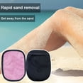 thumbnail image 7 of Pebbuoy 1/4Pcs Sand Remover Beach Sand Cleaner Mitts Friendly to Skin Efficient Cleaning Easy to Use Sand Removal Bag Cleaning Gloves, 7 of 7