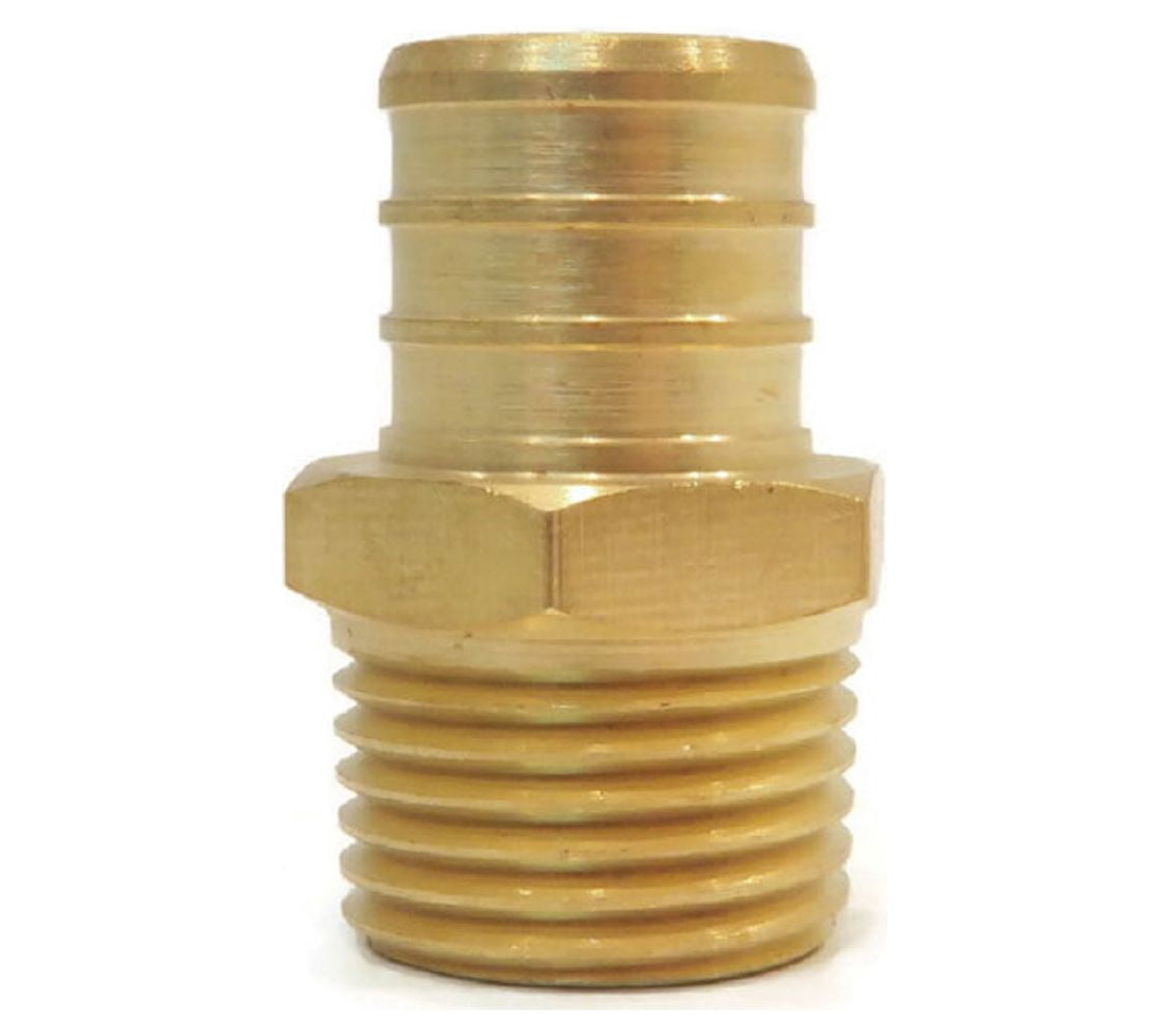 The ROP Shop | 3/4" x 1/2" Male NPT PEX Brass Lead Free Threaded Adapter Crimp Fitting For Vivo