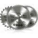 thumbnail image 1 of Juego de 3 hojas de sierra circular de carburo de tungsteno, 24T 48T 60T TCT Sah para madera, metal y aluminio (210 x 30 mm), 1 of 5