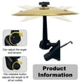 thumbnail image 3 of Car Crash Cymbal, 2026 New Model Car Cymbal Air Vent, Suitable For Car Decoration, Designed For Music Lovers, Make Your Driving More Interesting, And Applicable To Various Car Models, 3 of 7