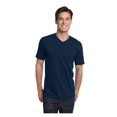 thumbnail image 1 of District Young Mens Concert V-Neck Tee Shirt, New Navy Gray Small, 1 of 2