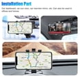 thumbnail image 4 of Car Phone Holder, 360-Degree Rotation Dashboard Cell Phone Holder, Car Rearview Mirror Phone Mount Suitable for 4 to 7 inch Smartphones, Rotating Dashboard Clip Mount Stand, 4 of 8