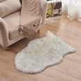 thumbnail image 3 of Boreal Craft Colorful Throw Blanket Rug Beige Area Rugs Sheepskin Rug Fuzzy Soft Ft Rugs Machine Washable Shag Rug Nursery Throw Rugs For Bed Living Kids Room, 3 of 3