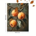 thumbnail image 3 of Qisvanset 12x16 Inch Vintage Peach Branch Canvas Wall Art, Rustic Fruit Aesthetic Art Decor for Farmhouse Kitchen, 3 of 8
