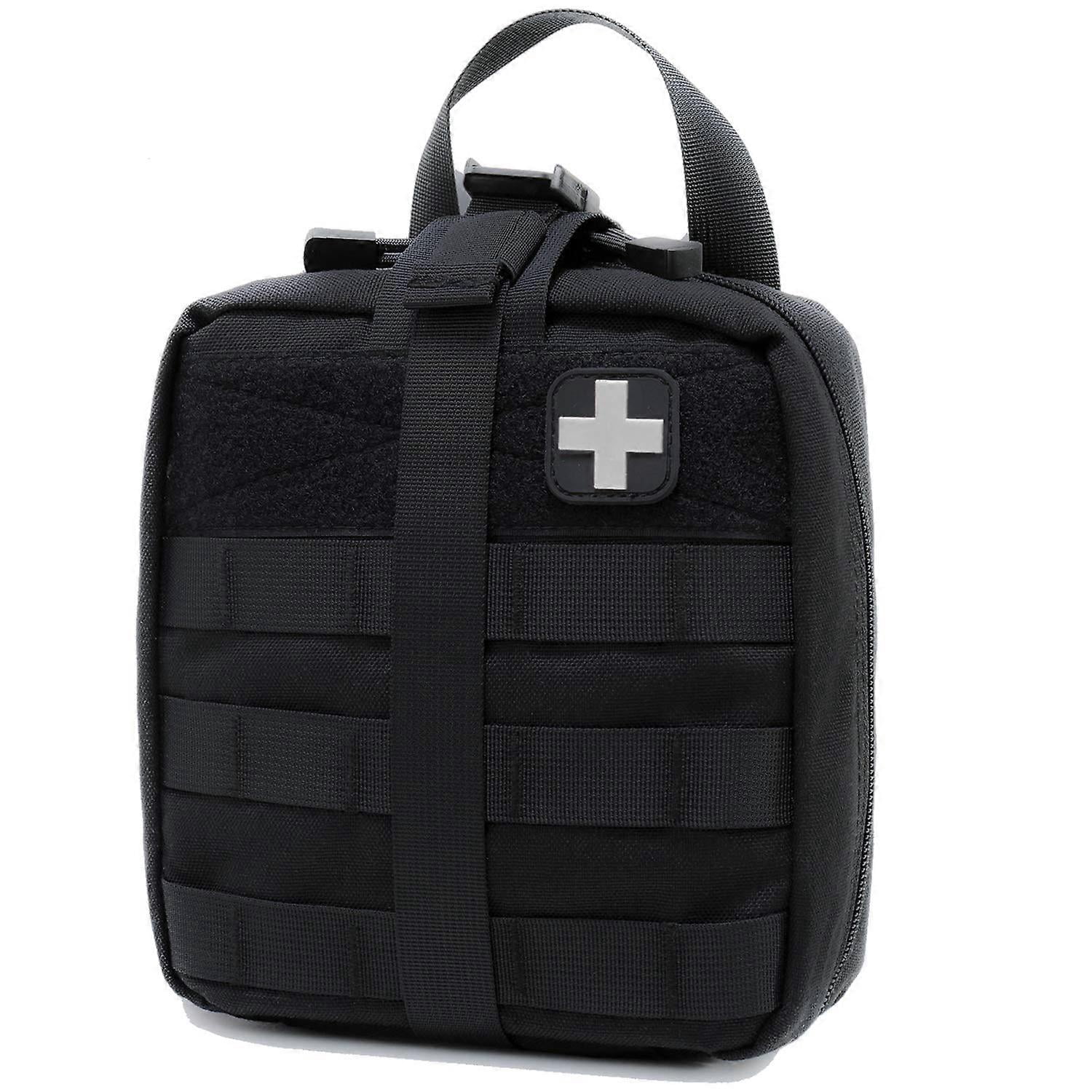 RIP-AWAY EMT POUCH MOLLE POUCH IFAK POCH Medical First Aid Kit Auxiliary Program Pouch 1000D Nylon (with medical equipment)