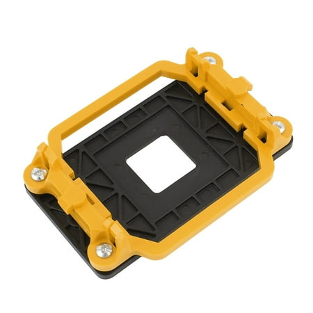 Unique Bargains Socket AM2 940 AMD CPU Fan Heatsink Motherboard Retainer Bracket Black Yellow