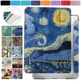 thumbnail image 1 of iPad Mini 5th Gen 2019 7.9 Inch [ Mini 5 ] A2133 A2124 A2126 MUXH2LL/A MUXF2LL/A MUXG2LL/A Shock Proof Magnetic Dual Angle Stand with Honeycomb Pattern Printed Cover - Starry Night, 1 of 8