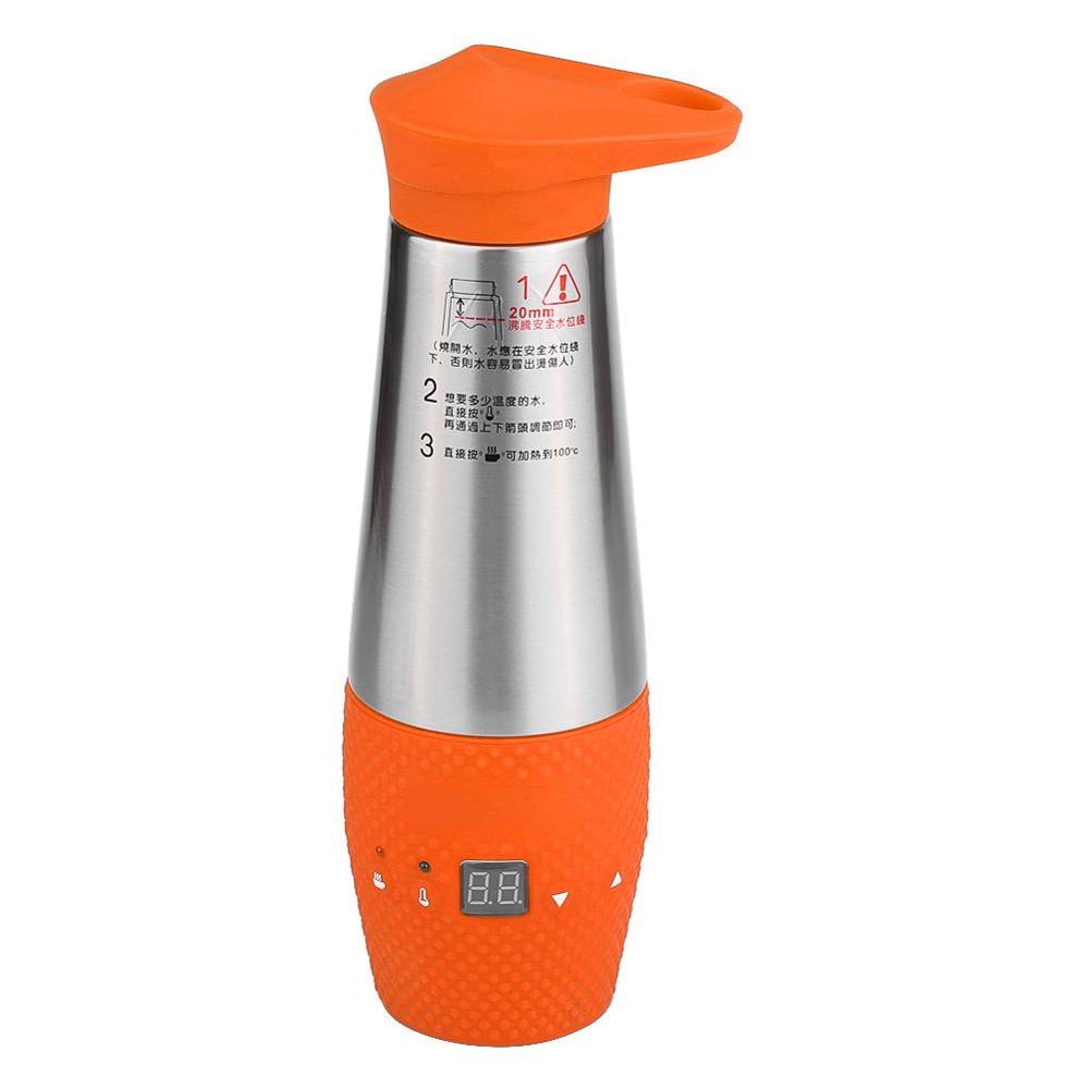 LYUMO Travel Heating Cup, Car Electric Cup,12V 80W Car Vacuum Insulated