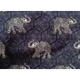 thumbnail image 4 of oneOone Organic Cotton Voile Fabric Elephant Block Print Sewing Fabric BTY 42 Inch Wide, 4 of 4