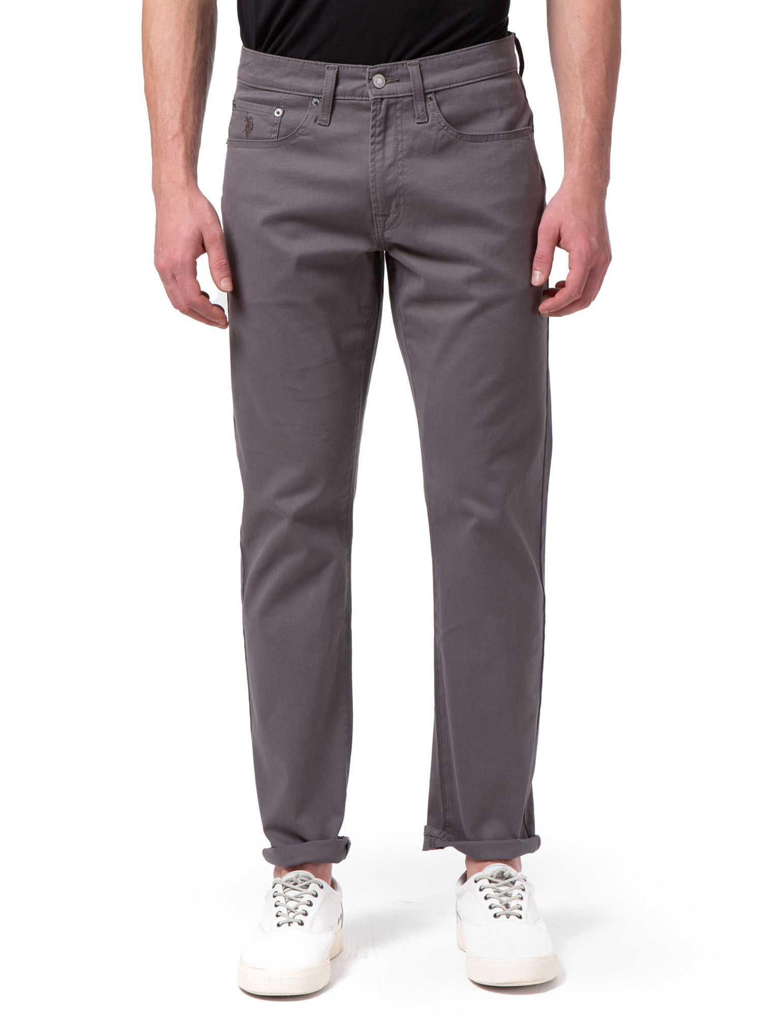 U.S. Polo Assn. Men's Slim Straight Stretch Twill 5 Pocket Pants
