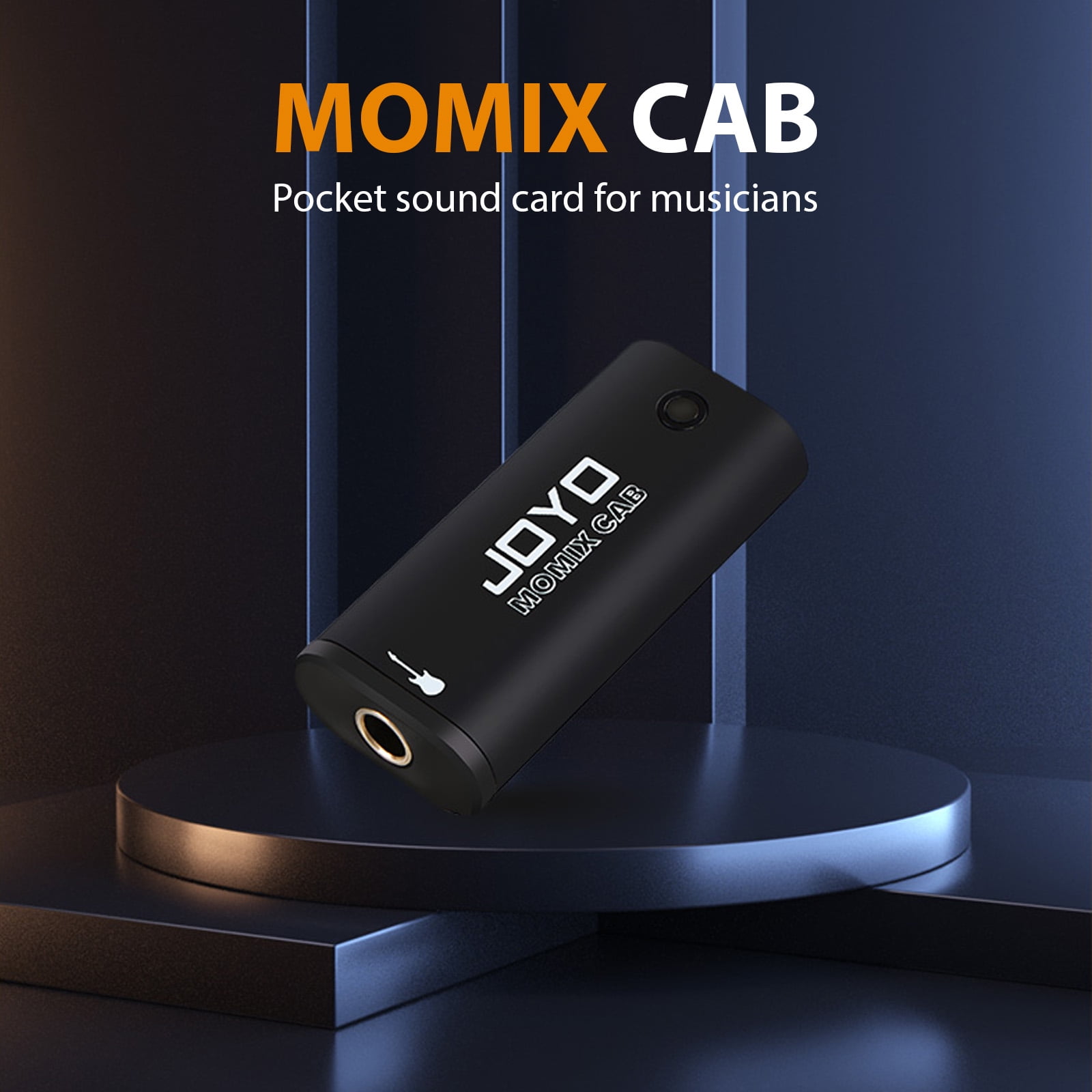 JOYO Portable Guitar Audio Interface, Lightweight Sound Card for Recording Live Streaming, Plug and Play