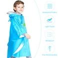 thumbnail image 4 of Raincoats for Kids Rain Coats Jacket Hooded Raincoat Boys Girls Reusable Rainwear 3-12 Years, 4 of 4