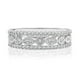 thumbnail image 1 of JeenMata Conjunto de Trío de Alianzas de Boda Armonizantes para Mujer en Oro Blanco de 18 K sobre Plata, 1 of 8