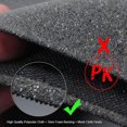 thumbnail image 4 of 9 Uds fundas de asiento de coche de lujo delantero + asiento trasero negro cero, 4 of 7