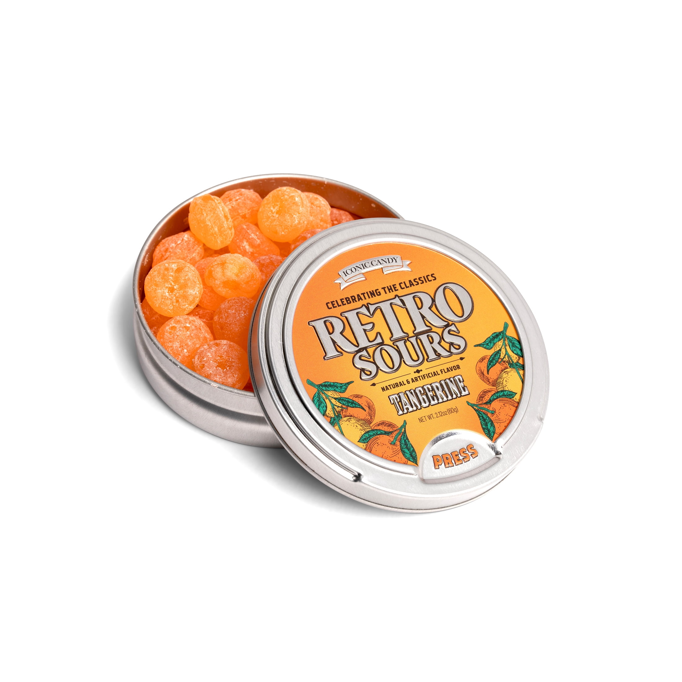 Retro Sours Tangerine 2.12oz Tin