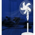 thumbnail image 4 of Standing Pedestal Fan, Power Saving Floor Fan  for Home Battery Clamp Cable,Rechargeable  with Charger and Solar Panel, 4 of 7