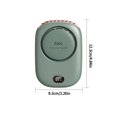 thumbnail image 4 of Ounissouiy Mini ventilador portátil sin aspas para el cuello, ventiladores de refrigeración silenciosos recargables por USB, ventilador de cintura Type5 NO5 Ounissouiy HA004899-03B, 4 of 6