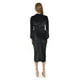 thumbnail image 3 of Vestido camisero de terciopelo Roman Fashion /Juvenil, 741 (Negro) negro CH, 3 of 5