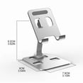 thumbnail image 2 of Smartphone Dock Mount Vikbar Bord Mobiltelefon Stöd Hållare Vinkel Höjdjusterbar Telefon/Tablett Stativ Red, 2 of 5