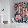 thumbnail image 2 of Pioneer Flower Floral Print Pattern Shower Curtain 72"x84" ,Bathroom Decorative Shower Curtains Set with 12 Hooks,Modern Waterproof Washable Shower Curtain, 2 of 6