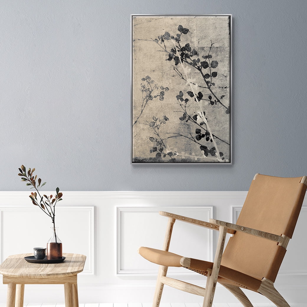 Boundless V Framed Premium Gallery Wrapped Canvas - Ready to Hang - 17 x 25 - Silver Floating Frame