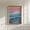 Rolled Canvas, variant on Pink And Blue Ocean Print, Aerial Surfing Art, Girly Beach Decor