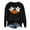 Black, variant on adviicd Halloween Pumpkin Sweatshirt forWomen: Cute Ghost Print Casual Fall Halloween Spooky Season Graphic Long Sleeve Tops （Black， XL）