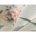 thumbnail image 3 of Ambesonne Floral Quilted Bedspread Set 3 Pcs, Blooming Hydrangea Flowers, Queen Size, Reseda Green Salmon, 3 of 4