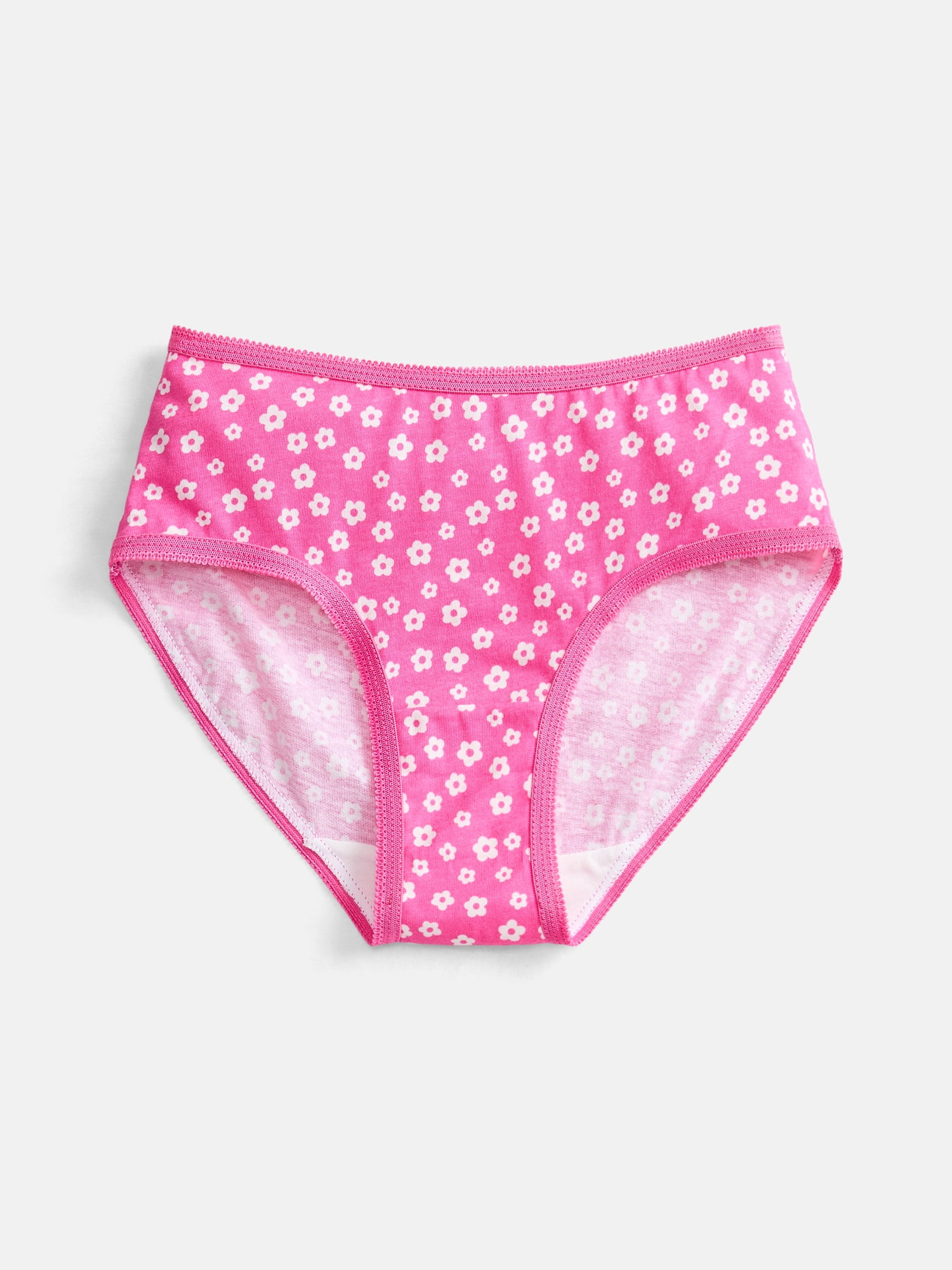 Wonder Nation Girls Cotton Hipster Underwear, 14-Pack, Sizes 4-18