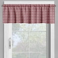 thumbnail image 2 of Ambesonne Polka Dots Window Valance, Bicolor Print with Dots, 54" X 12", Mauve Taupe Champagne, 2 of 5