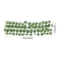 thumbnail image 2 of KALLORY Artificial Hedge Fence Stretchable 1Set 74.8x11.8in, 2 of 8