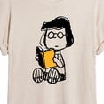 thumbnail image 3 of Peanuts - Marcie Reading - Juniors Oversized Graphic T-Shirt, 3 of 6