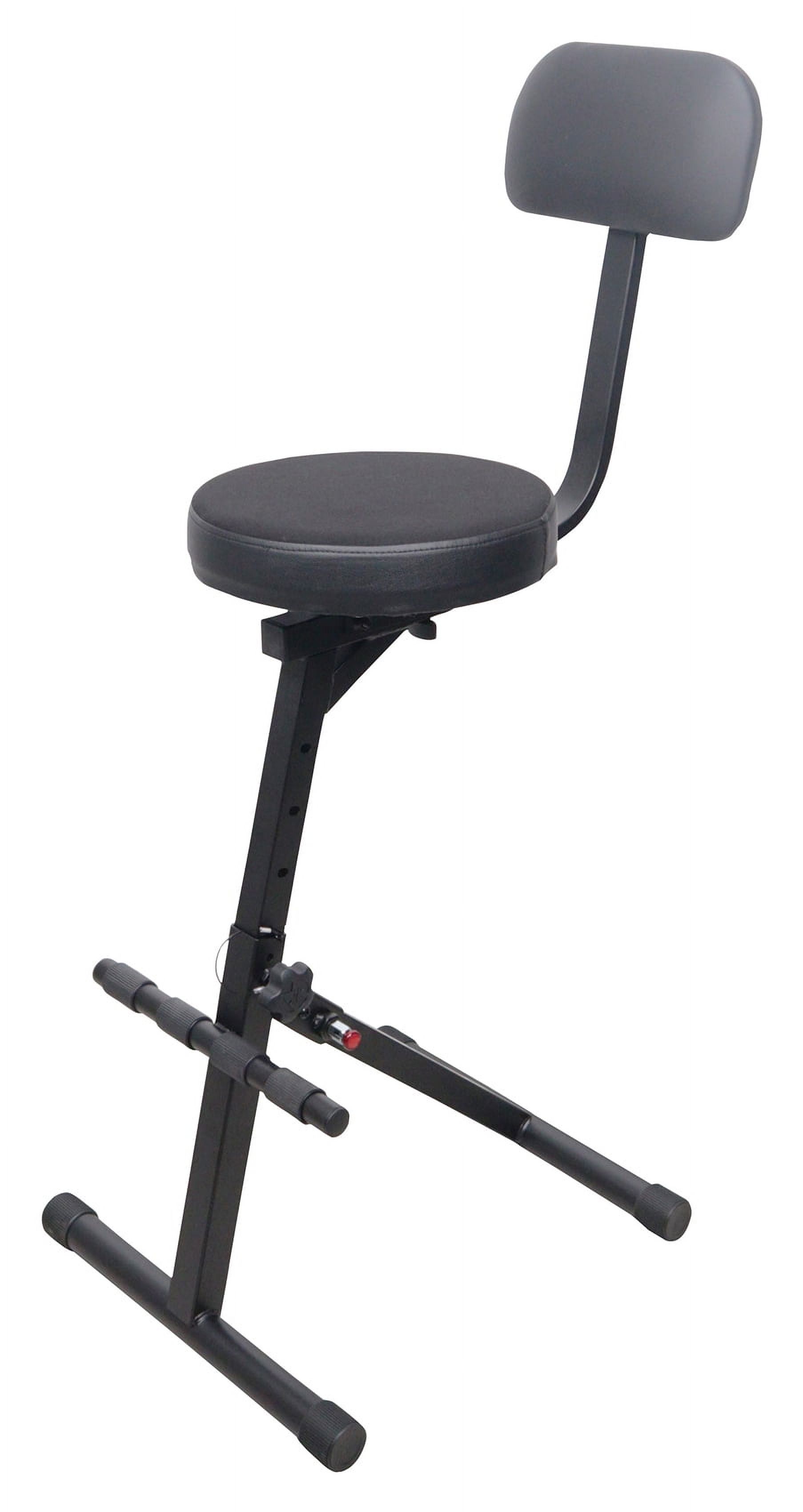 ProX X-GIG CHAIR Portable DJ Adjustable Velvet Covered Padded Foam Chair
