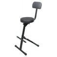 thumbnail image 2 of ProX X-GIG CHAIR Portable DJ Adjustable Velvet Covered Padded Foam Chair, 2 of 9