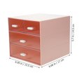 thumbnail image 2 of FENGGUIQU Caja Organizadora Rosa Para Cajones Ideal Para Oficina Y Uso Doméstico En ABS Duradero, 2 of 8