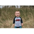 thumbnail image 6 of 7 ate 9 Apparel Kid's Love Truck Valentine's Day Grey Raglan Shirt, 6 of 6