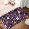 thumbnail image 5 of Fotbe Extra Durable Door Mat - Dirt Trapping Outdoor Welcome Mats - Non-Slip Outdoor Door Mats - Low Profile Front Door Mat - Indoor (16" x 24", Halloween Sweet Candy ), 5 of 9