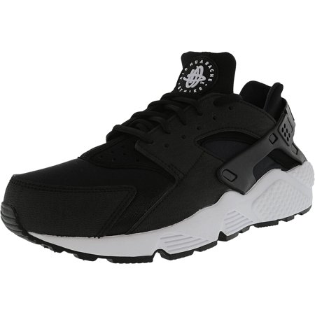 Nike Women's Air Huarache Run Black / Black-White Ankle-High Running Shoe - 7M
